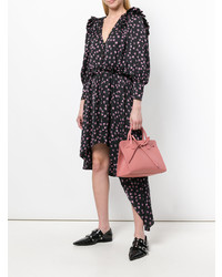 Розовая кожаная большая сумка от Mansur Gavriel