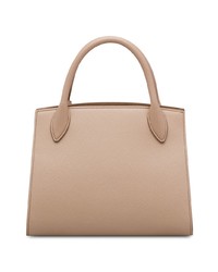 Розовая кожаная большая сумка от Prada