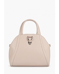 Розовая кожаная большая сумка от Savio