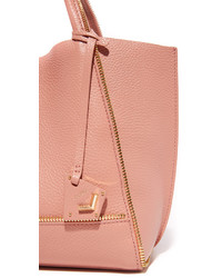 Розовая кожаная большая сумка от Botkier