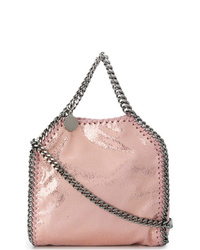 Розовая кожаная большая сумка от Stella McCartney