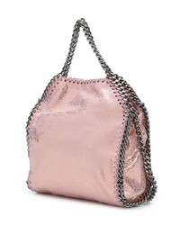 Розовая кожаная большая сумка от Stella McCartney