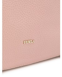 Розовая кожаная большая сумка от Furla