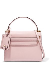 Розовая кожаная большая сумка от Valentino