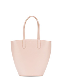 Розовая кожаная сумка-мешок от Alexander McQueen