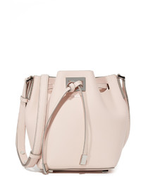 Розовая кожаная сумка-мешок от Michael Kors