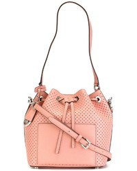 Розовая кожаная сумка-мешок от MICHAEL Michael Kors