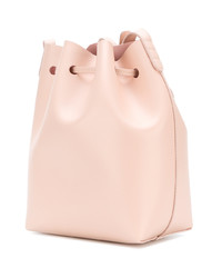 Розовая кожаная сумка-мешок от Mansur Gavriel