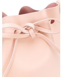 Розовая кожаная сумка-мешок от Mansur Gavriel