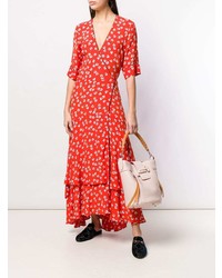 Розовая кожаная сумка-мешок от Tod's