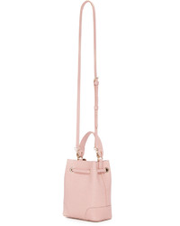 Розовая кожаная сумка-мешок от Furla