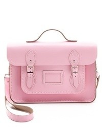 Розовая кожаная сумка-саквояж от Cambridge Silversmiths