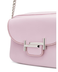 Розовая кожаная сумка-саквояж от Tod's