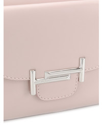Розовая кожаная сумка-саквояж от Tod's