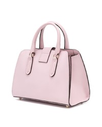 Розовая кожаная сумка-саквояж от Furla