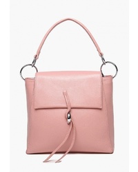 Розовая кожаная сумка-саквояж от Mironpan