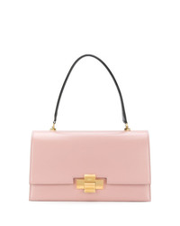 Розовая кожаная сумка-саквояж от N°21