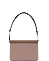 Розовая кожаная сумка-саквояж от Marni