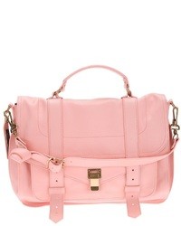 Розовая кожаная сумка-саквояж от Proenza Schouler