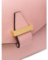 Розовая кожаная сумка-саквояж от Visone