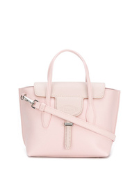 Розовая кожаная сумка-саквояж от Tod's