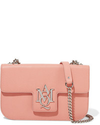 Розовая кожаная сумка через плечо от Alexander McQueen
