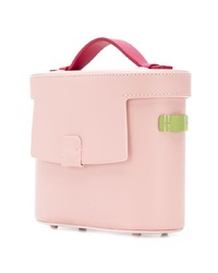 Розовая кожаная сумка через плечо от Nico Giani