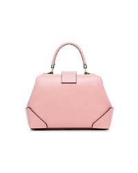 Розовая кожаная сумка через плечо от Manu Atelier