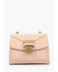 Розовая кожаная сумка через плечо от Cromia