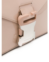 Розовая кожаная сумка через плечо от Christopher Kane