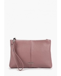 Розовая кожаная сумка через плечо от Dimanche
