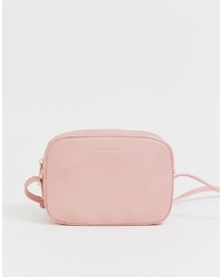 Розовая кожаная сумка через плечо от ESTELLA BARTLETT