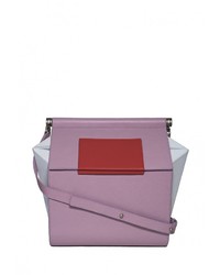 Розовая кожаная сумка через плечо от Fetiche