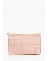 Розовая кожаная сумка через плечо от Franchesco Mariscotti