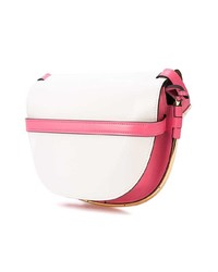 Розовая кожаная сумка через плечо от Loewe