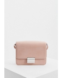 Розовая кожаная сумка через плечо от Ice Play