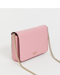 Розовая кожаная сумка через плечо от Kate Spade