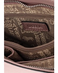 Розовая кожаная сумка через плечо от Labbra