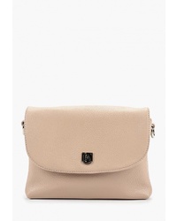 Розовая кожаная сумка через плечо от Laccoma