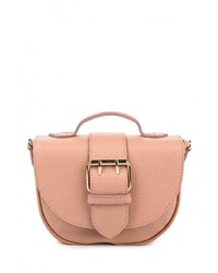 Розовая кожаная сумка через плечо от Le camp