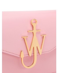 Розовая кожаная сумка через плечо от JW Anderson