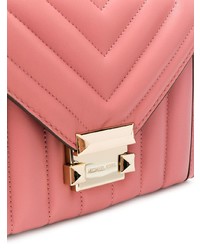 Розовая кожаная сумка через плечо от MICHAEL Michael Kors