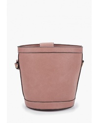 Розовая кожаная сумка через плечо от Miss Selfridge