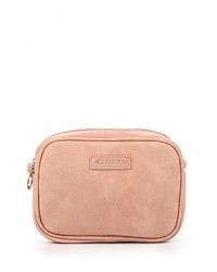 Розовая кожаная сумка через плечо от Modis