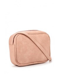 Розовая кожаная сумка через плечо от Modis