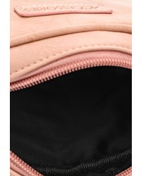 Розовая кожаная сумка через плечо от Modis