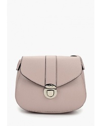 Розовая кожаная сумка через плечо от O'stin