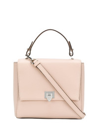 Розовая кожаная сумка через плечо от Philippe Model