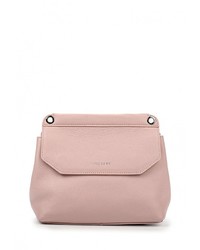Розовая кожаная сумка через плечо от Pimobetti