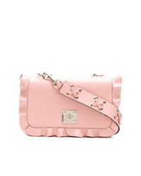 Розовая кожаная сумка через плечо от RED Valentino